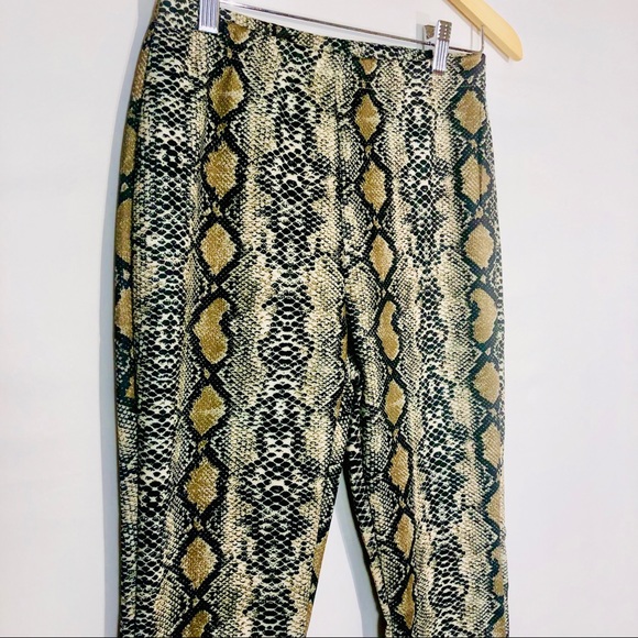NEW..! Pallazo Pants Boho Snake Bell Button M - Picture 2 of 8